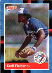1988 Donruss Baseball Cards    565     Cecil Fielder